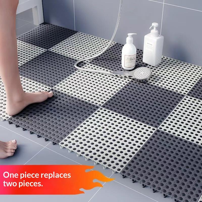 Bamboo Bath Mat - Tappetino Antiscivolo Impermeabile per Bagno e