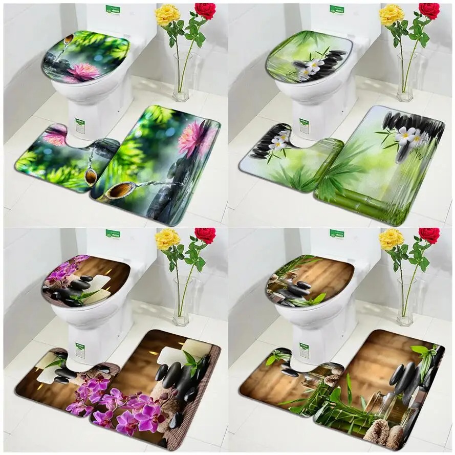 Bamboo Bath Mat - Tappetini da bagno Zen in bambù