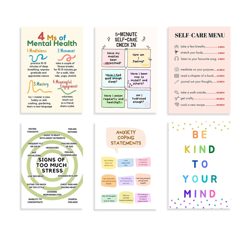 Self Care Check In Poster, Men - Therapy Health And Wellness recensione e prezzo